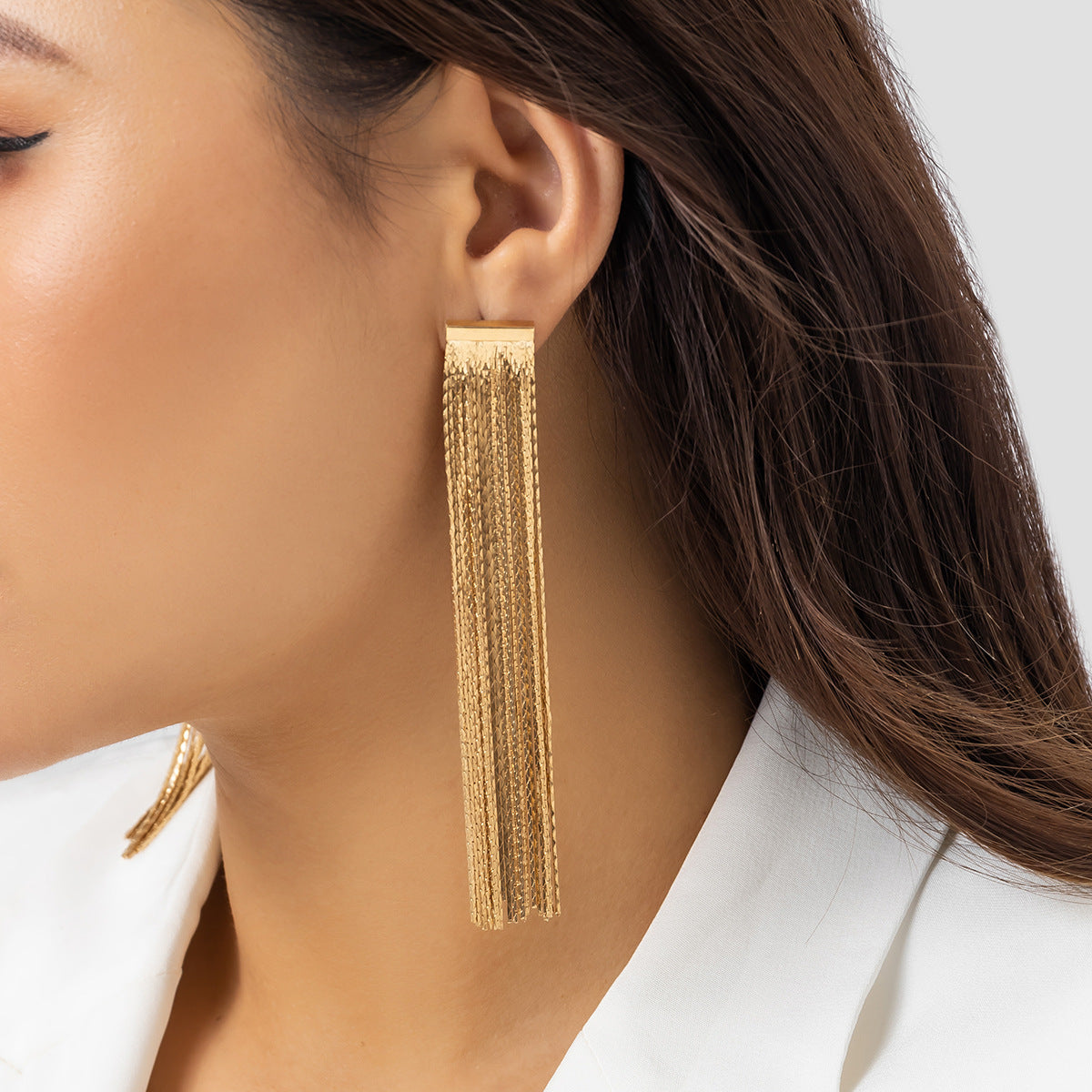 Tassel Style Drop Earrings