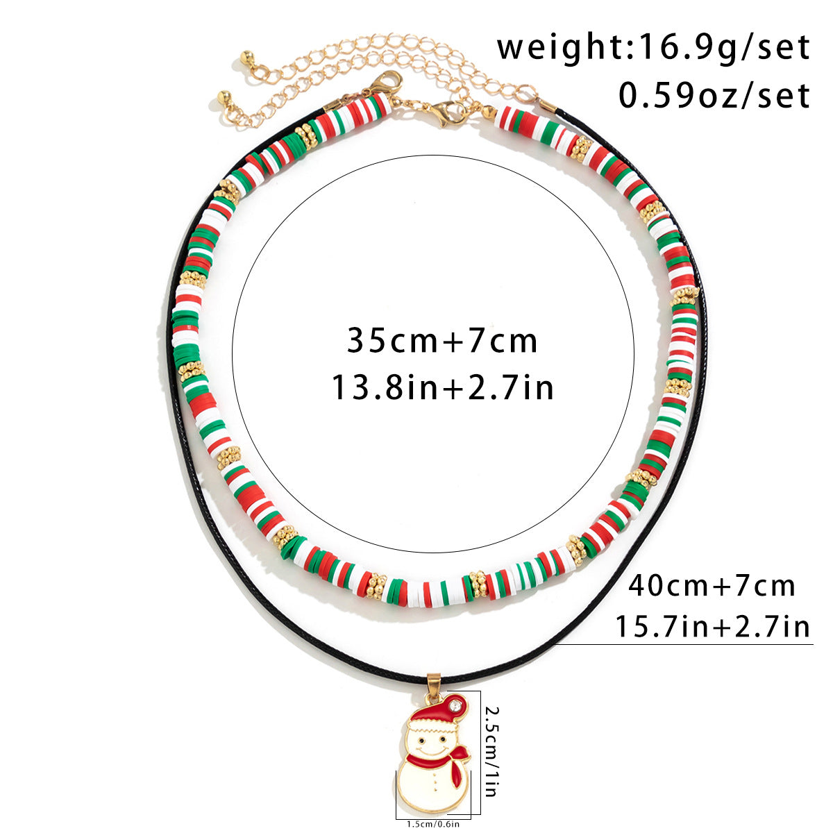 Charming Snowman Pendant Necklace