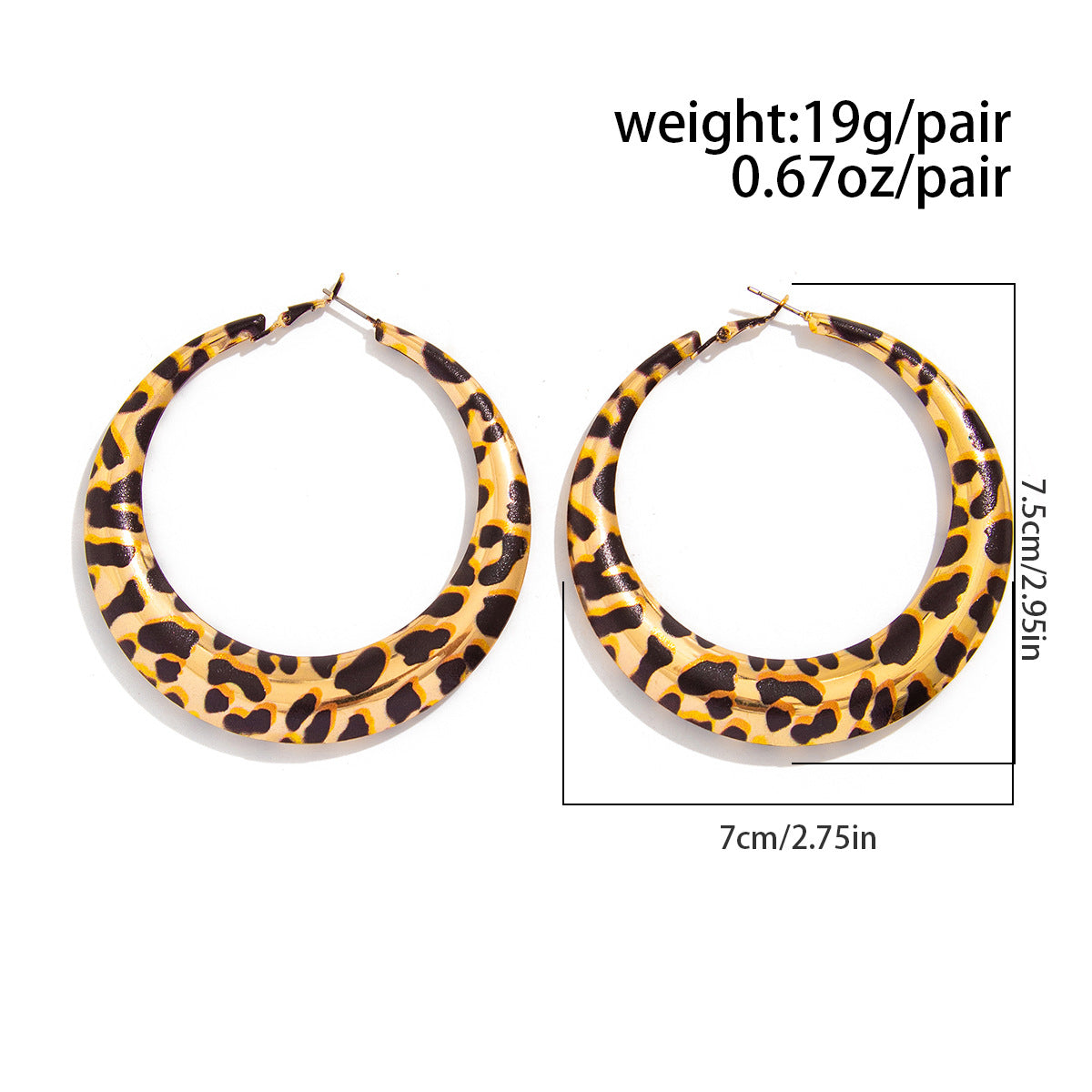 Chic and Bold Hoop Earrings