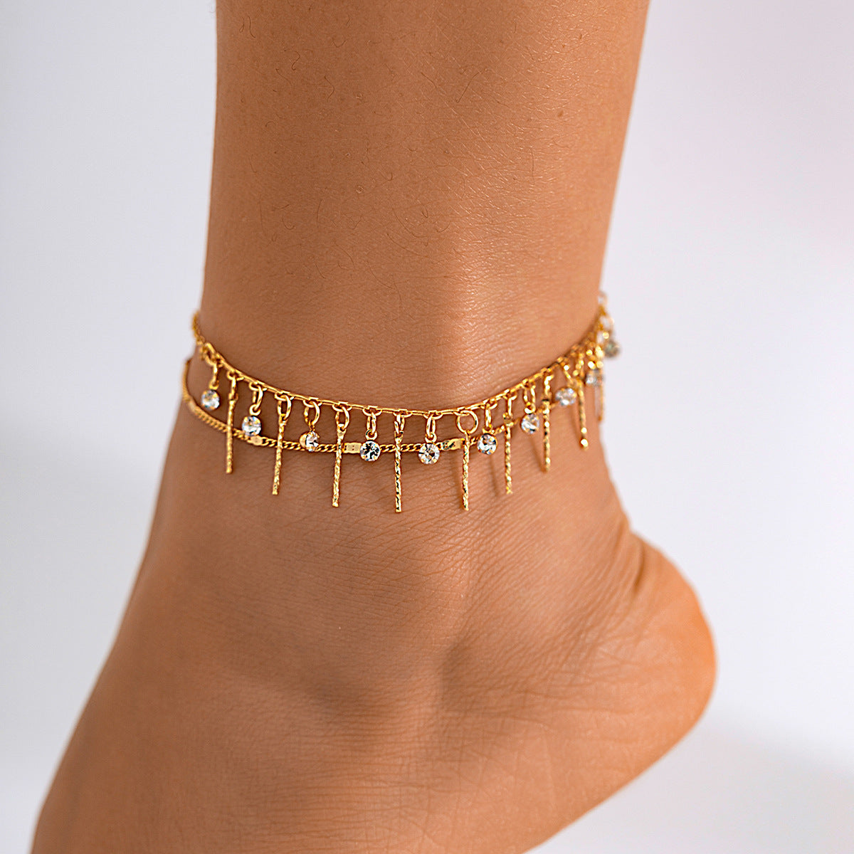  gold layering anklet