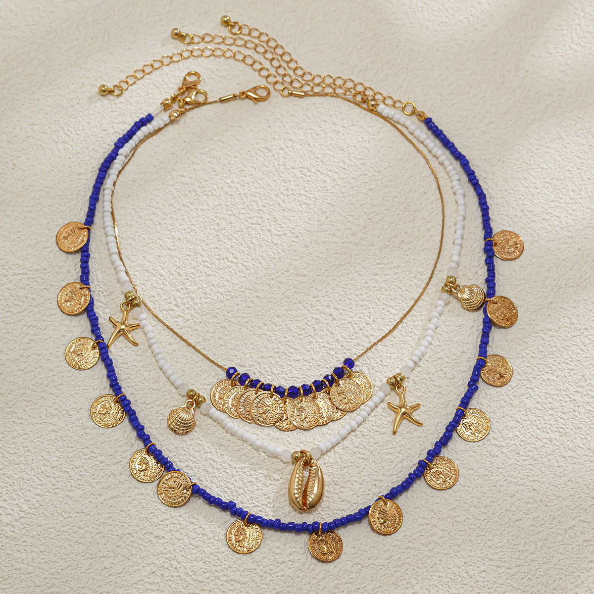 Versatile Blue Statement Necklace