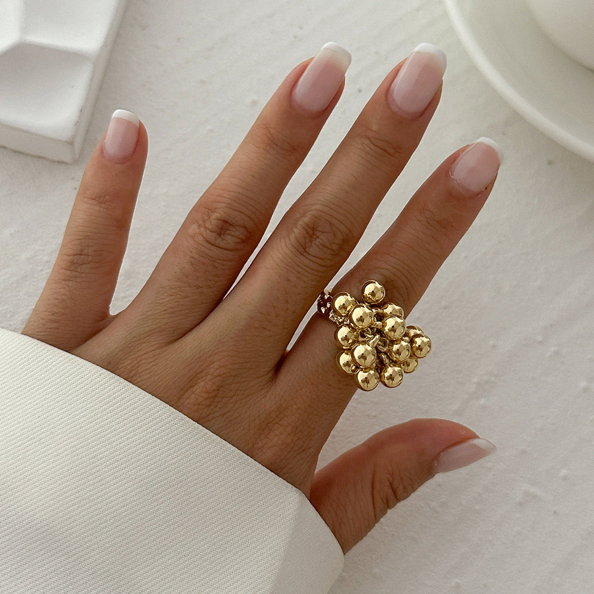 gold nugget ring