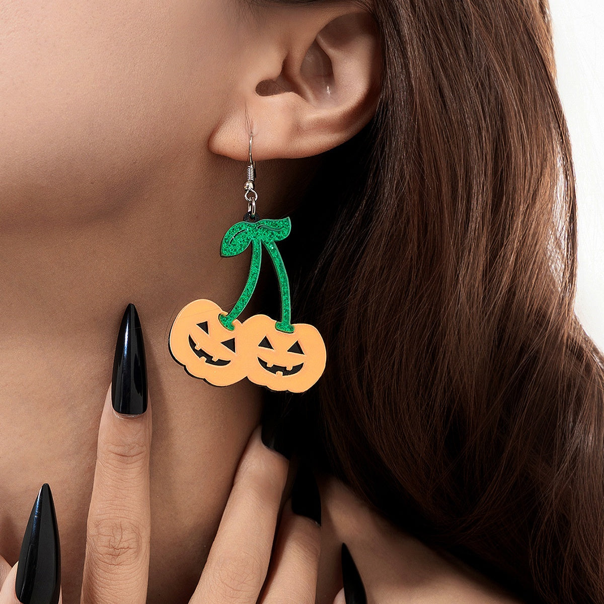 Halloween Pumpkin Dangle Earrings