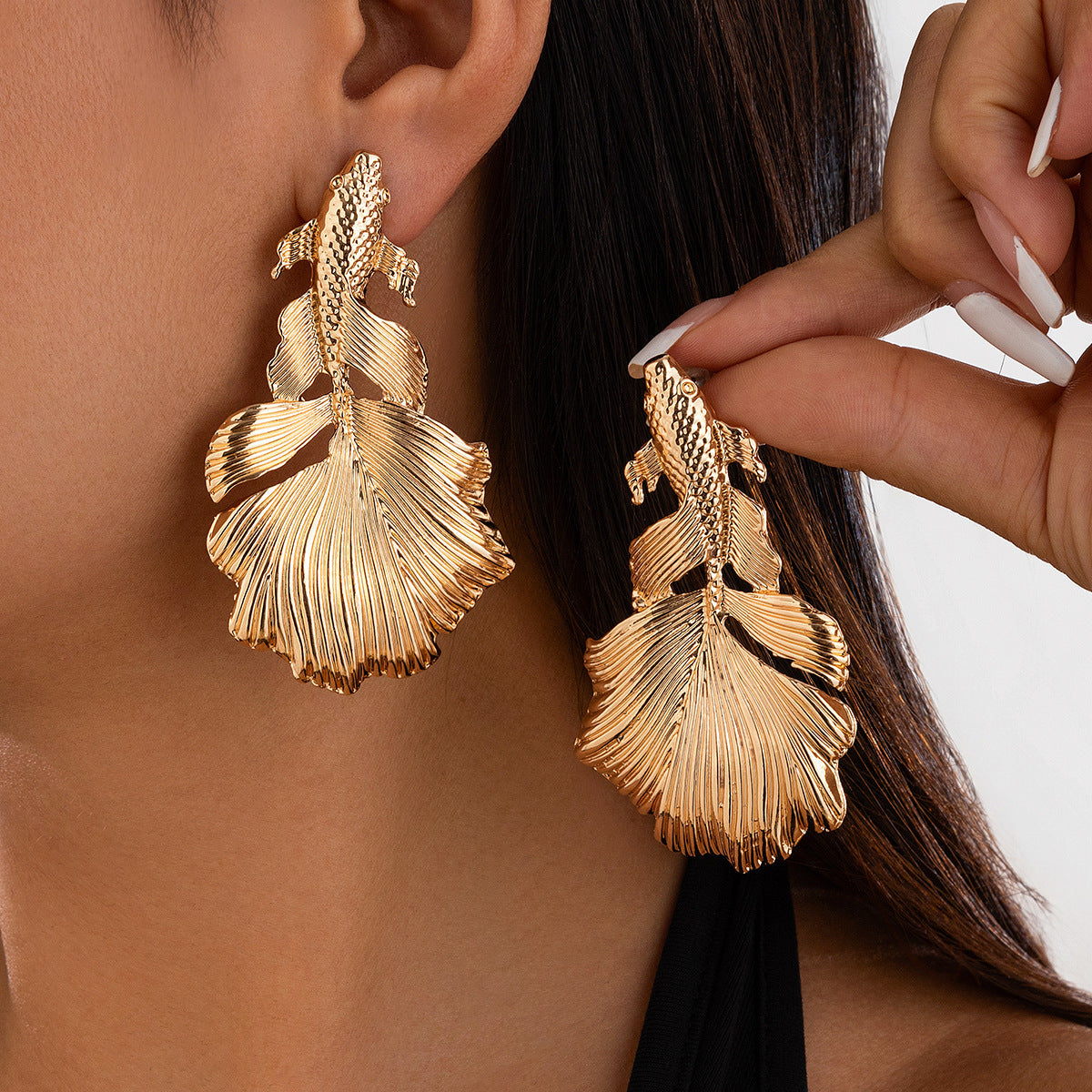 goldfish earrings