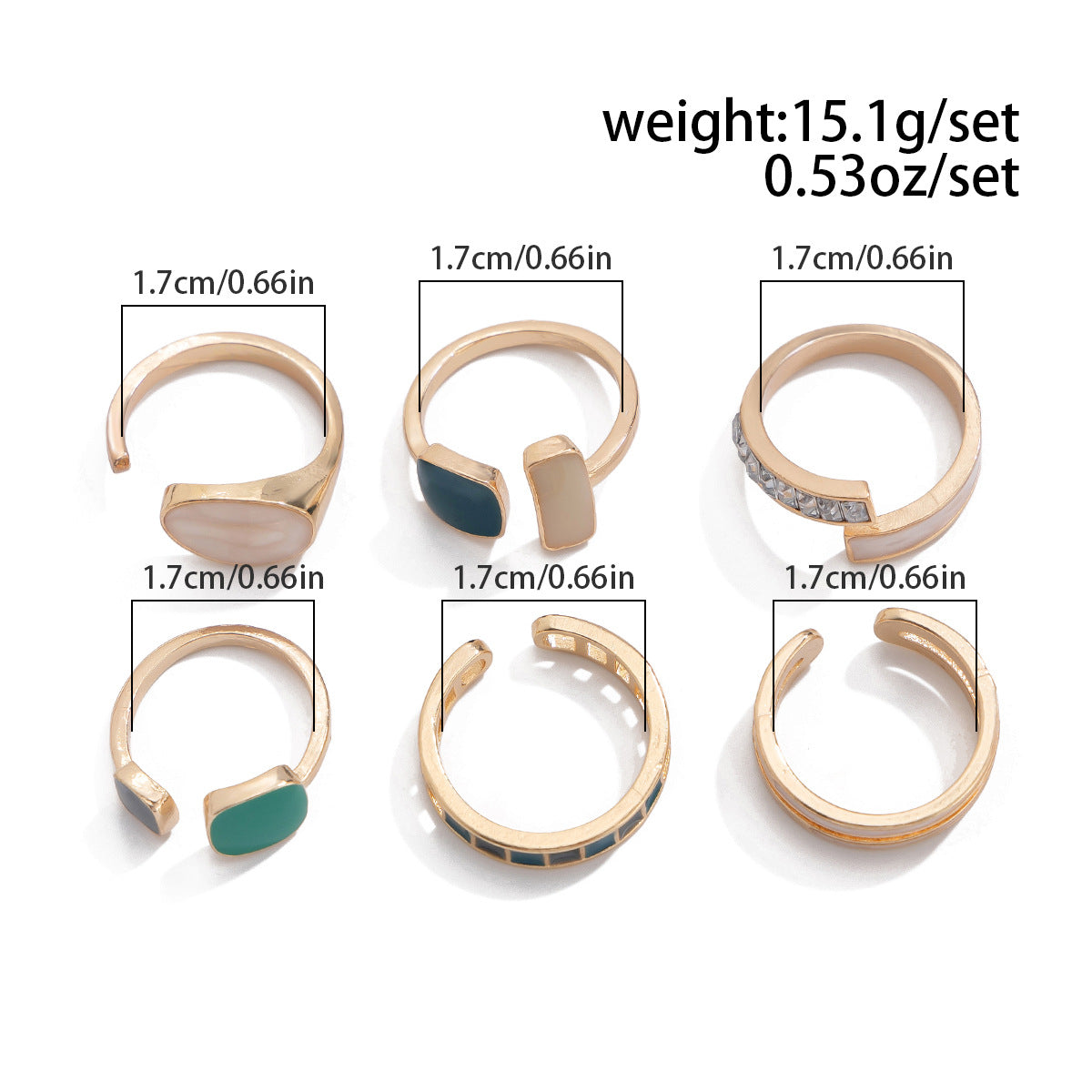 gold Ring Set