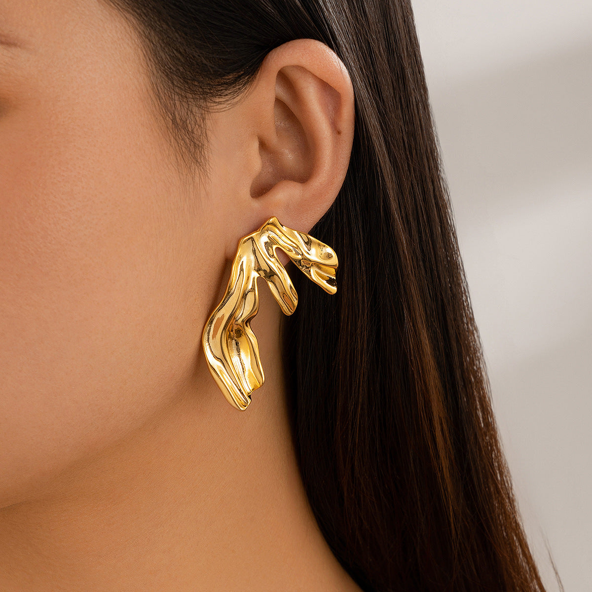 Vintage Gold Drop Earrings For Women