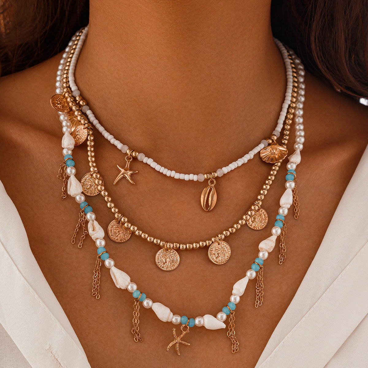 Exquisite beaded necklace