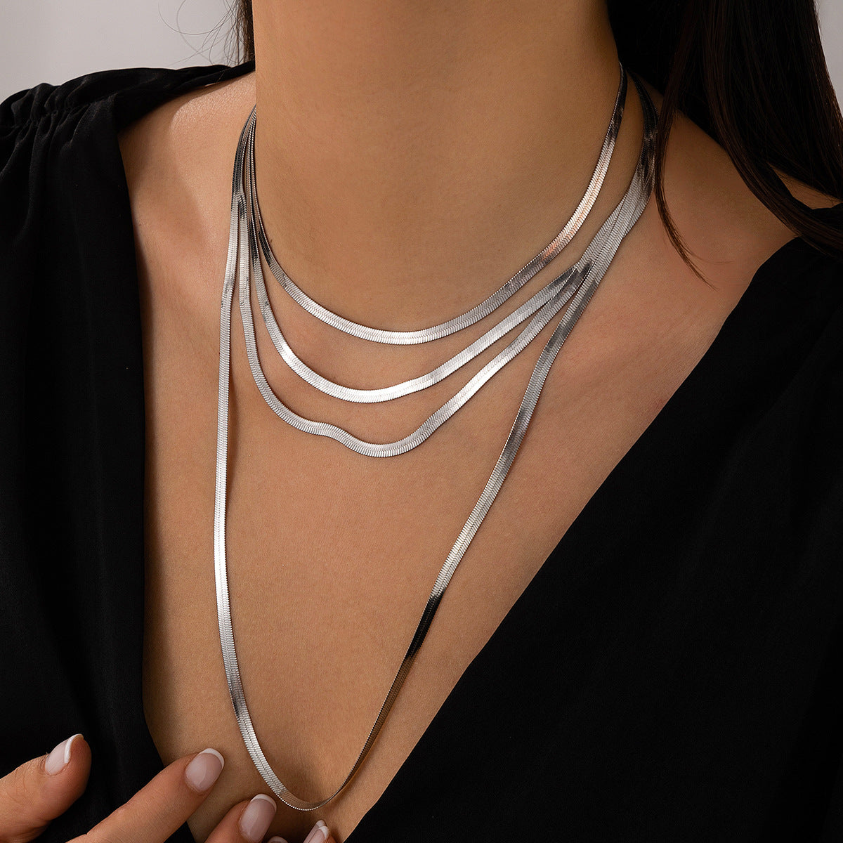 silver snake chain