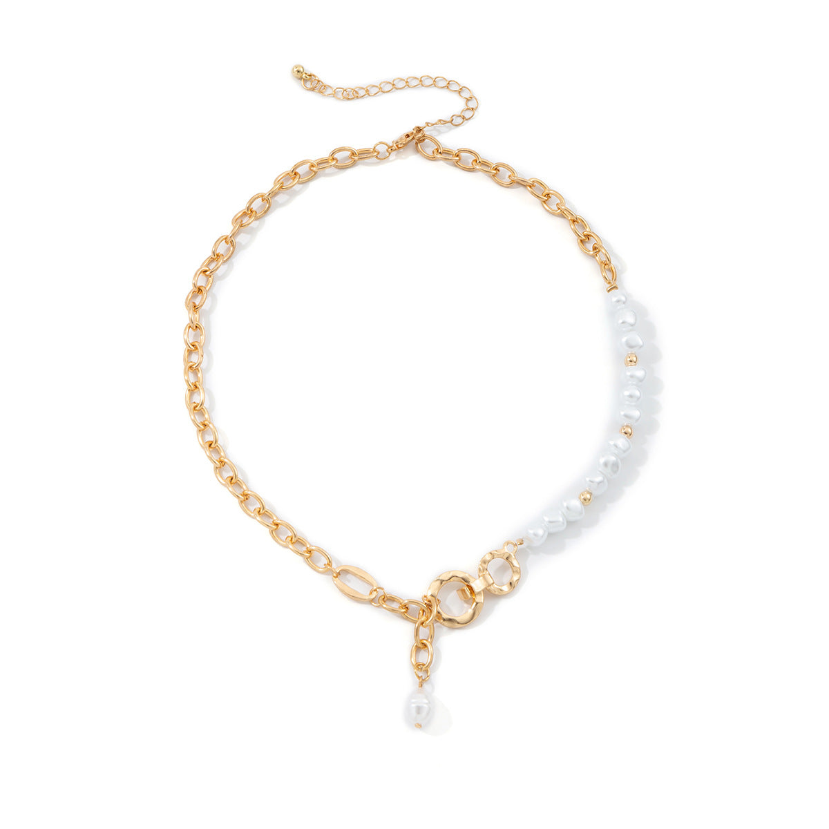 Gold Pearl Necklace