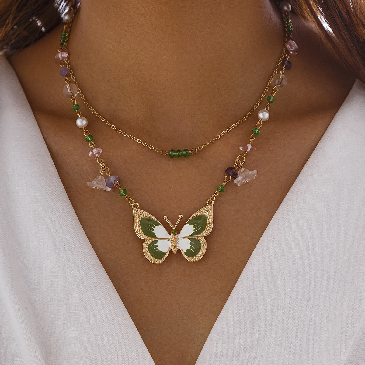 popular butterfly necklace