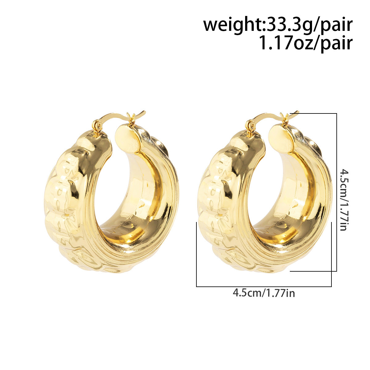 beautiful gold hoop earrings