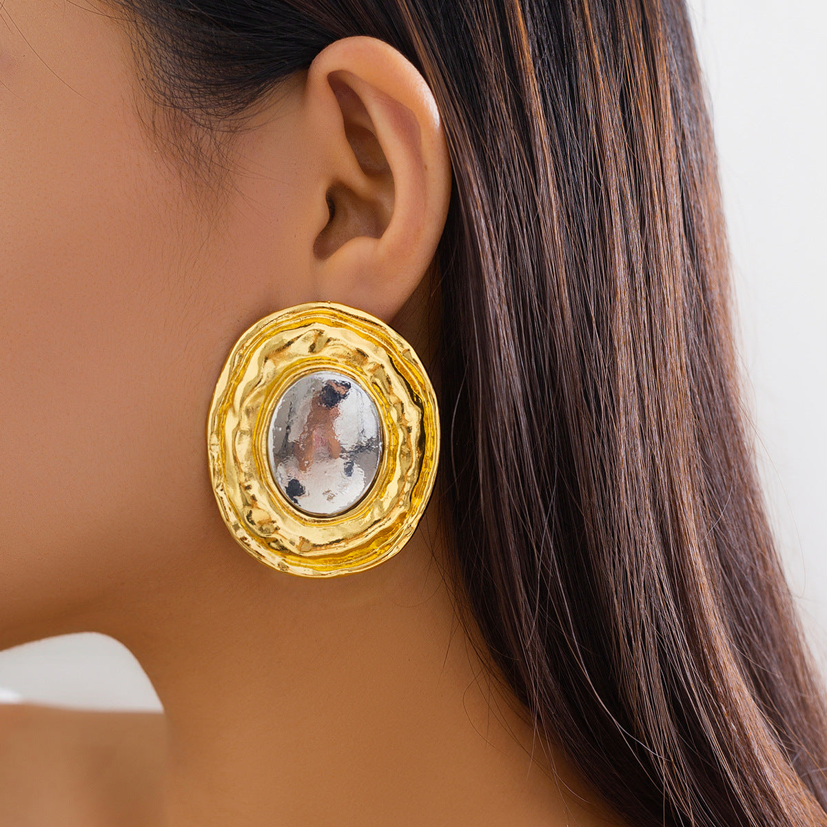 Gold Dangel Earrings