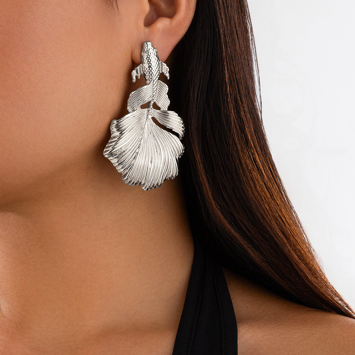 nugget drop earrings