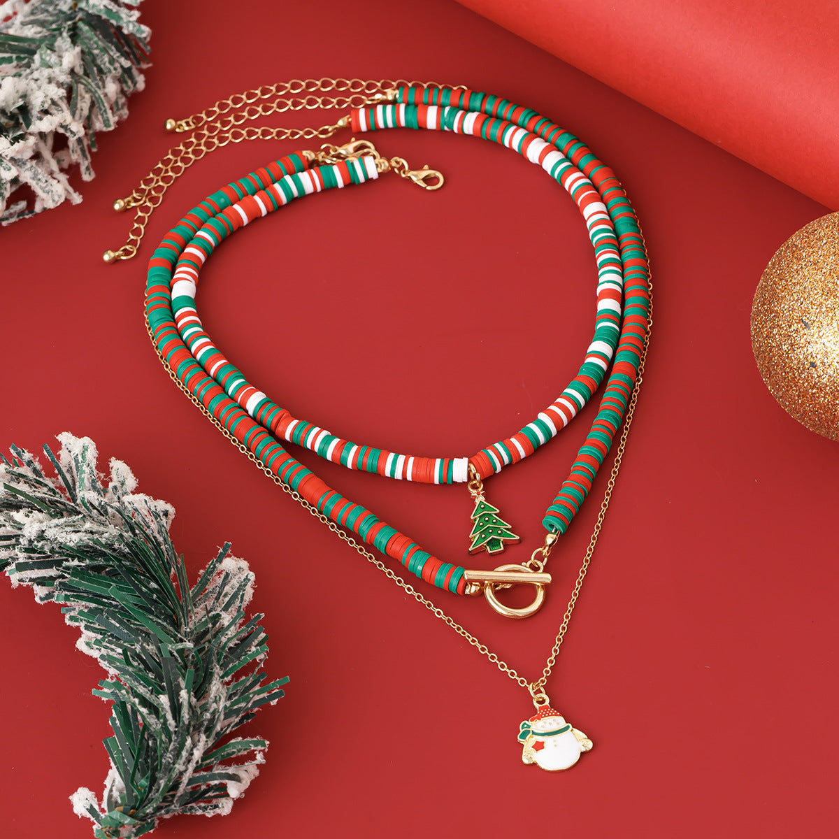 Festive Holiday Necklace