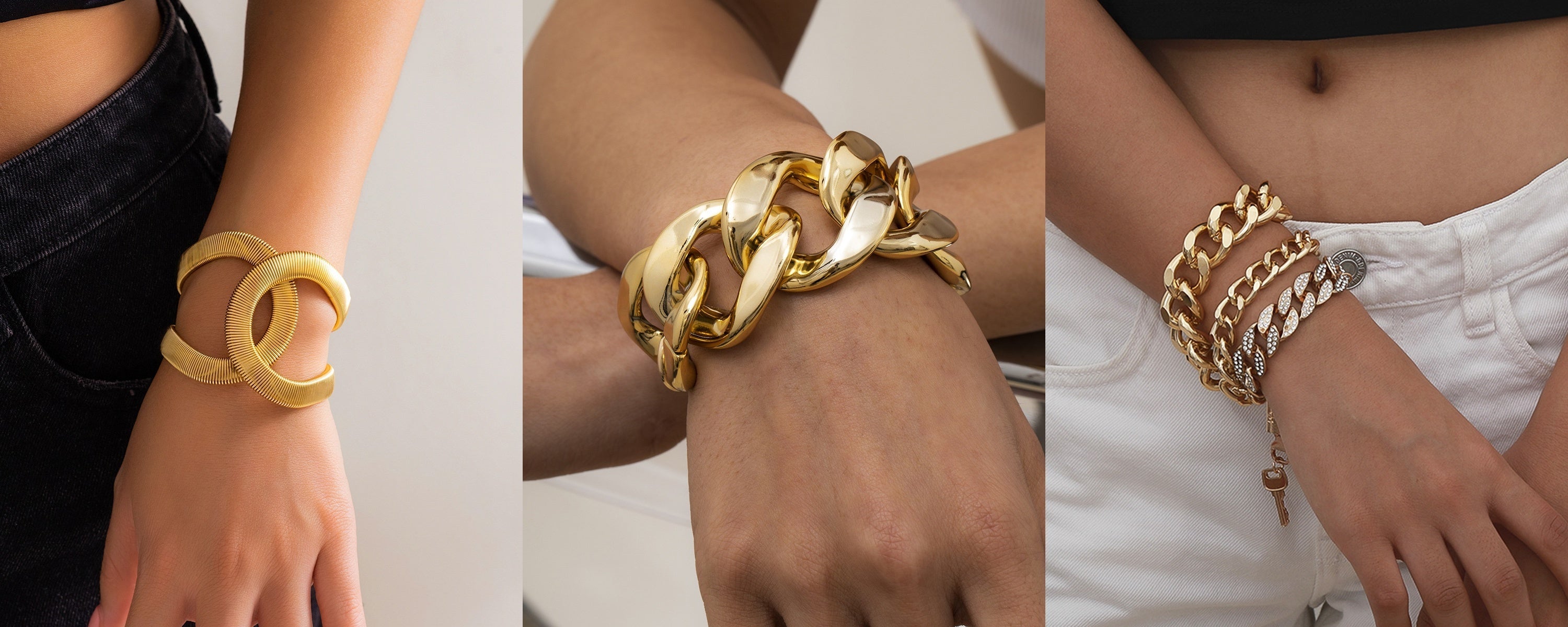 gold bracelets